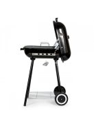 Kerti grill sütő hajtható fedéllel és kerekekkel