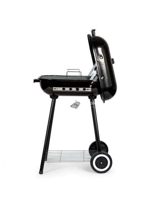 Kerti grill sütő hajtható fedéllel és kerekekkel
