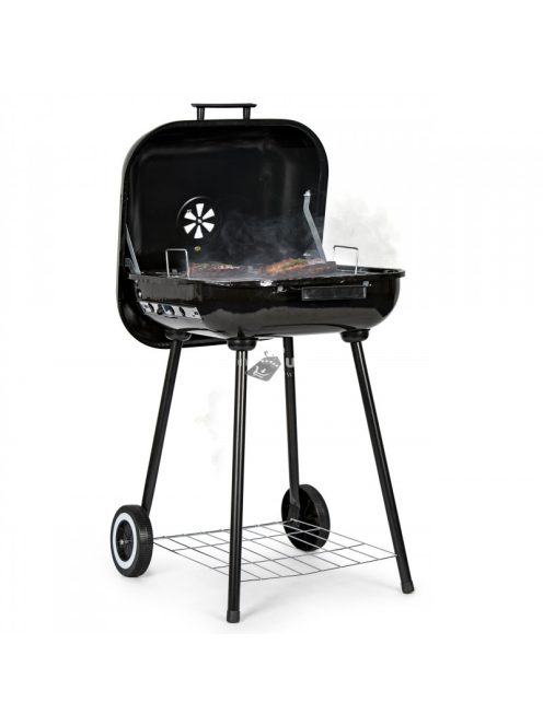 Kerti grill sütő hajtható fedéllel és kerekekkel