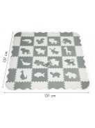 Habos szőnyeg kerítéssel puzzle száraz medence 36 darabos Ecotoys