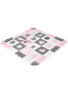   Habos szőnyeg kerítéssel puzzle száraz medence 36 elemes ECOTOYS