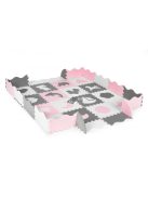 Habos szőnyeg kerítéssel puzzle száraz medence 36 elemes ECOTOYS