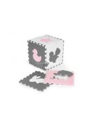 Habos szőnyeg kerítéssel puzzle száraz medence 36 elemes ECOTOYS