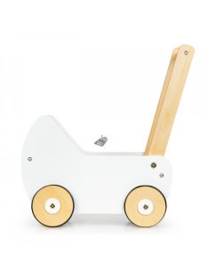   Fa babakocsi járóka ECOTOYS - játékkocsi, fa játékok, babajátékok, járóka, fa járóka, babakocsi