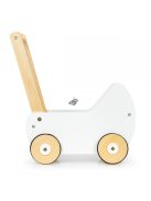 Fa babakocsi járóka ECOTOYS - játékkocsi, fa játékok, babajátékok, járóka, fa járóka, babakocsi