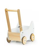 Fa babakocsi járóka ECOTOYS - játékkocsi, fa játékok, babajátékok, járóka, fa járóka, babakocsi