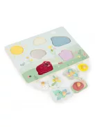 Fa érzékszervi tábla különböző anyagokkal