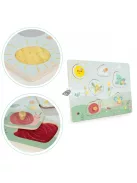 Fa érzékszervi tábla különböző anyagokkal