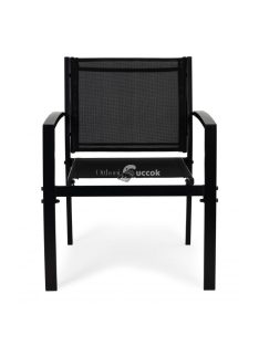   Kerti bútor szett: asztal, pad, karosszékek, fém - modern kertészeti berendezés - kerti bútorok