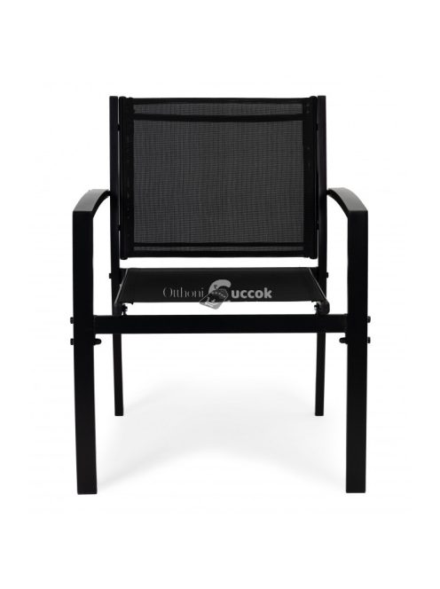 Kerti bútor szett: asztal, pad, karosszékek, fém - modern kertészeti berendezés - kerti bútorok