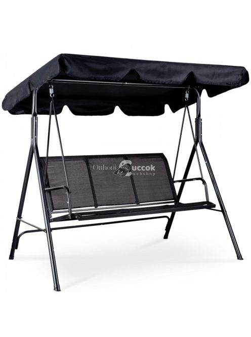 Kerti hinta 3 személyes, állítható tetővel, hintáztatóval