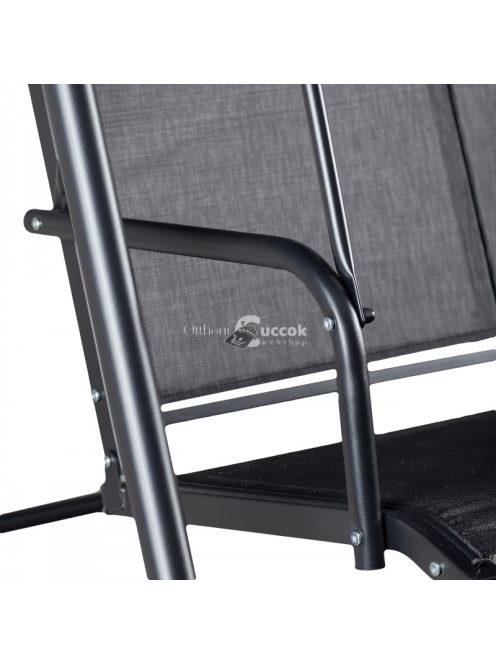 Kerti hinta 3 személyes, állítható tetővel, hintáztatóval