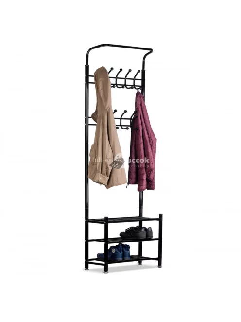 Ruhafogas + szekrény, polc, cipőtartó ModernHome