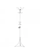 16 akasztós álló ruhafogas, fehér