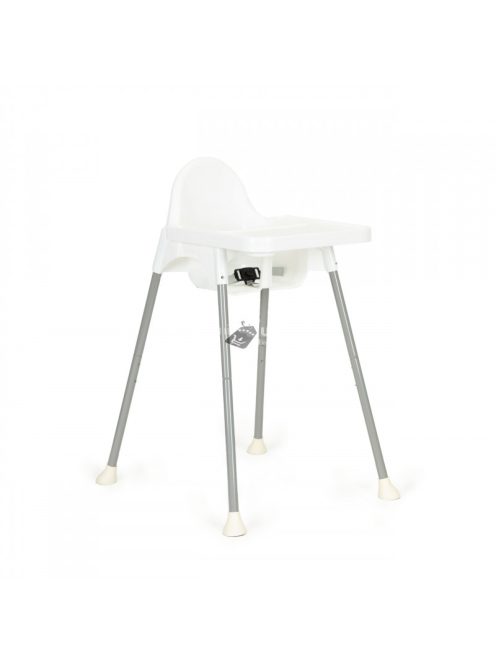 Két az egyben etetőszék, fehér ECOTOYS - gyerek etetőszék, babaszék, baba ülőszék, asztali etetőszék