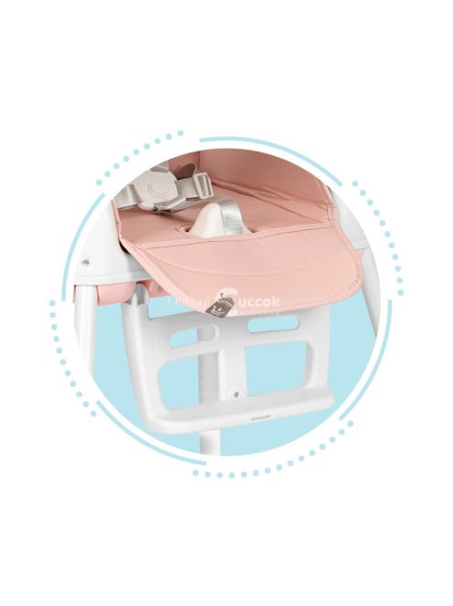 Három az egyben összecsukható gyermek etetőszék rózsaszín