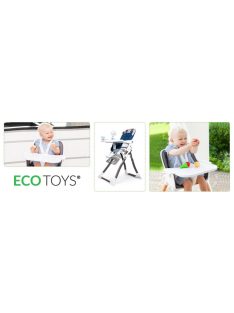   Rénszarvas összecsukható etetőszék ECOTOYS - gyerek etetőszék