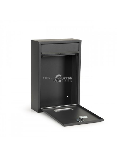 Sötétszürke cinkelt acél postaláda