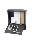 Cinkelt acél antracit postaláda újságtartóval