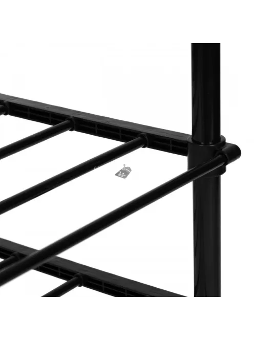 Univerzális ruhafogas kerekekkel, állítható magassággal, 2 rúddal