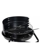 Kerek kerti grill állítható ráccsal - kerti sütő, grillező, grillrács, kerti party, tűzrakóhely