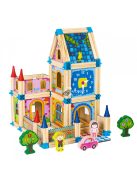 Fa építő játék 6 az 1-ben ház