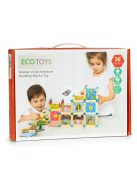 Fa építő játék 6 az 1-ben ház