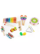 Zenei hangszer szett 14 hangszerrel + táska Ecotoys