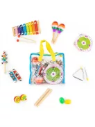 Zenei hangszer szett 14 hangszerrel + táska Ecotoys