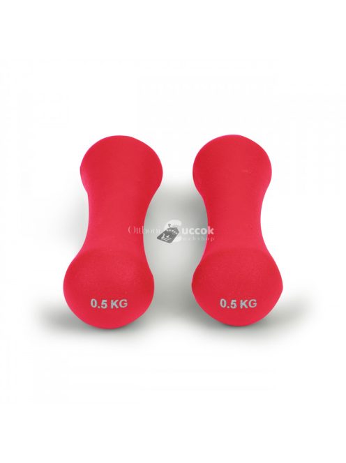 Neoprén súlyzó készlet 2x0,5 kg fitnesz edzéshez