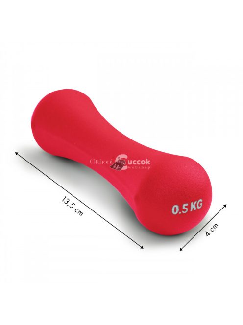 Neoprén súlyzó készlet 2x0,5 kg fitnesz edzéshez