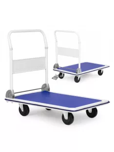   Raktári platform szállítókocsi 300KG, összecsukható, kézi