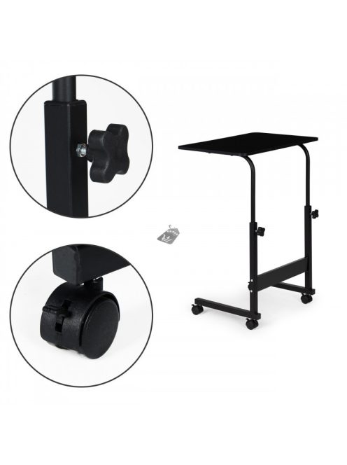 Kerekes laptop asztal kanapékarfa rögzítéssel