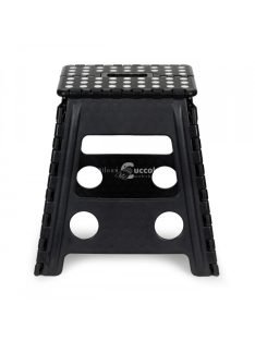   Összecsukható háromlábú, 1 lépcsős műanyag zsámoly, 39 cm