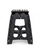 Összecsukható háromlábú, 1 lépcsős műanyag zsámoly, 39 cm