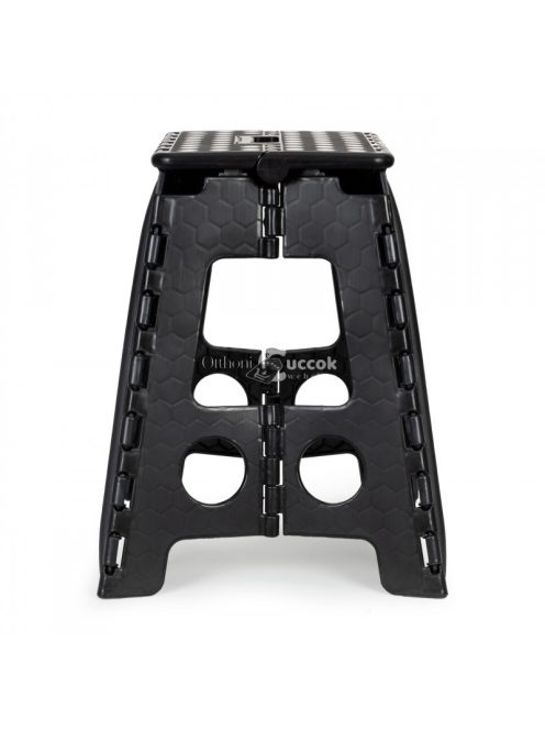 Összecsukható háromlábú, 1 lépcsős műanyag zsámoly, 39 cm