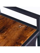 Ruhaválogató kosár, 2 kosár, acél loft szerkezet