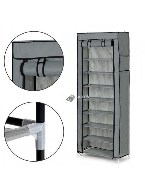 Ruhás és cipős szekrény polcokkal