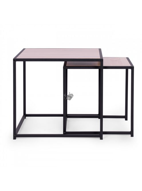 Két darab kávézóasztal, Loft design, modern otthonba, minimalista stílus, nappali berendezés