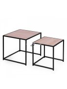 Két darab kávézóasztal, Loft design, modern otthonba, minimalista stílus, nappali berendezés