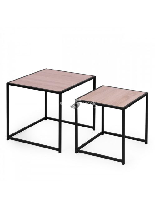 Két darab kávézóasztal, Loft design, modern otthonba, minimalista stílus, nappali berendezés