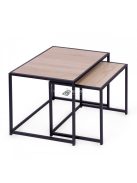 Két darab kávézóasztal, Loft design, modern otthonba, minimalista stílus, nappali berendezés