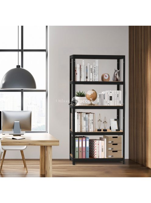 Fém tároló állvány garázs pince 5 polccal