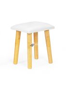 Sminkasztal székkkel és tükör polccal - Modern sminkes asztal - Sminkes komód - Szépítőasztal - Sminkes székkel