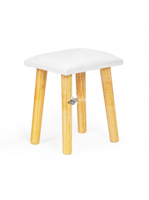 Sminkasztal székkkel és tükör polccal - Modern sminkes asztal - Sminkes komód - Szépítőasztal - Sminkes székkel