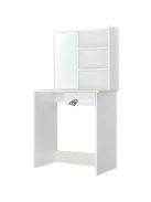 Korszerű öltözőasztal nagy tükörrel és polcokkal ModernHome