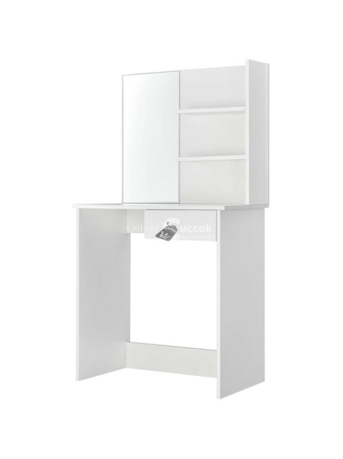 Korszerű öltözőasztal nagy tükörrel és polcokkal ModernHome