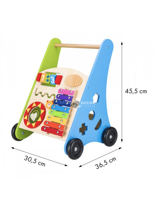 Fa tolókaros oktató kocsi