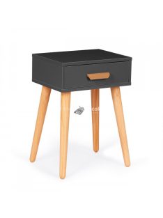   Stílusos éjjeliszekrény, fehér kávézóasztal - modern bútorok hálószobába és nappaliba