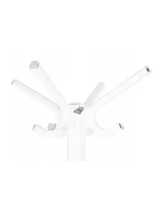   Álló ruhafogas, fehér színben, modern design, könnyen összeszerelhető, praktikus tárolás